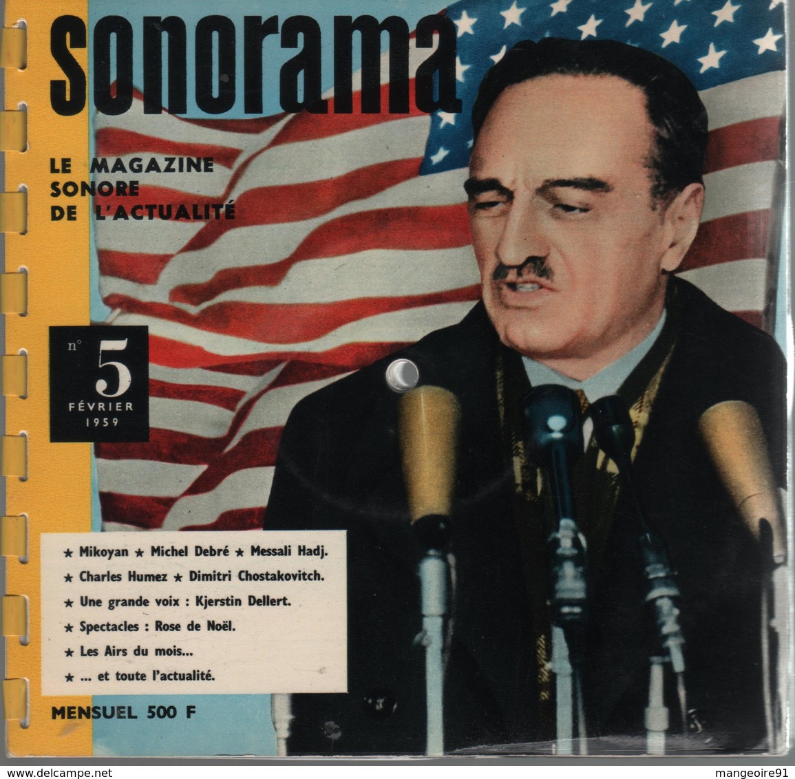 Sonorama Magazine N° 5 Février 1959 - Formats Spéciaux