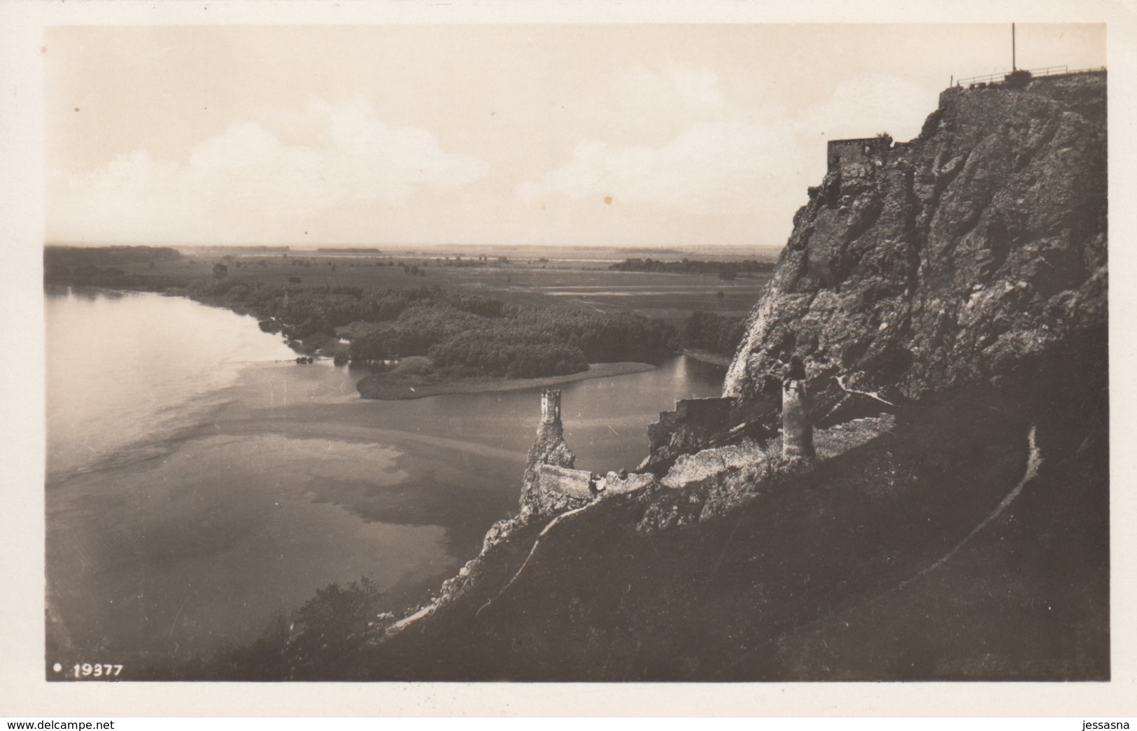 AK - DEVIN-BRATISLAVA  (Theben A/d Donau)  - Panorama Mit Burg 1939 - Slowakei