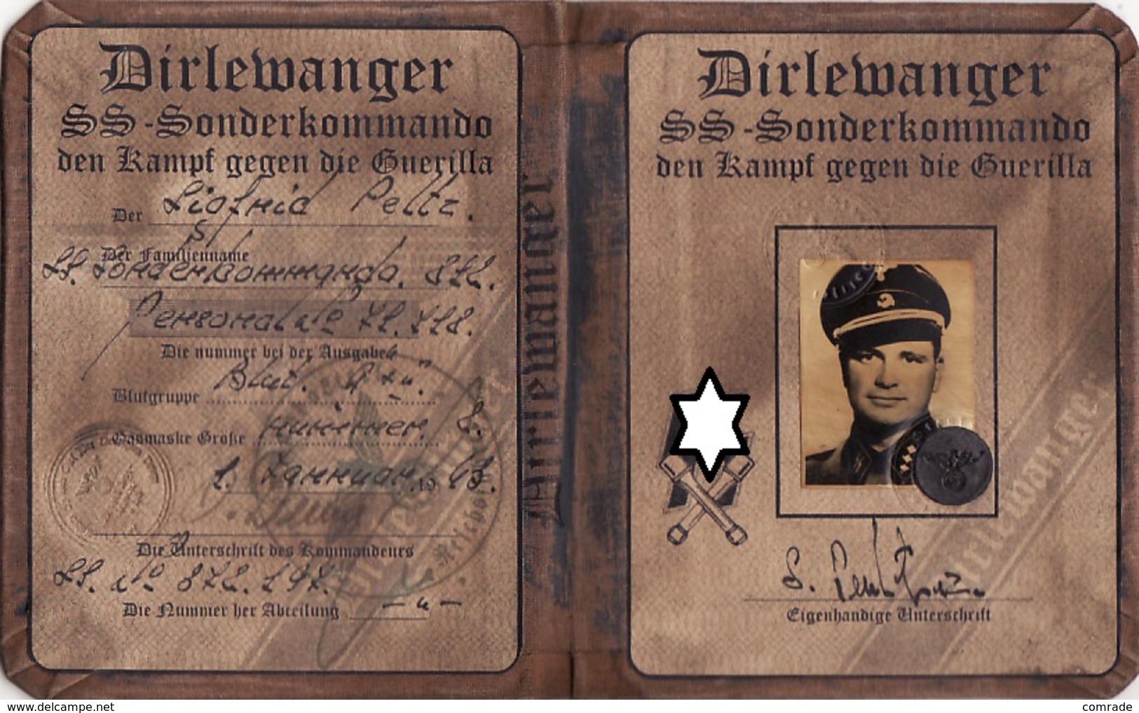 DOCUMENT III Reich. Nazi WW2 Germany.not Original - Documenten