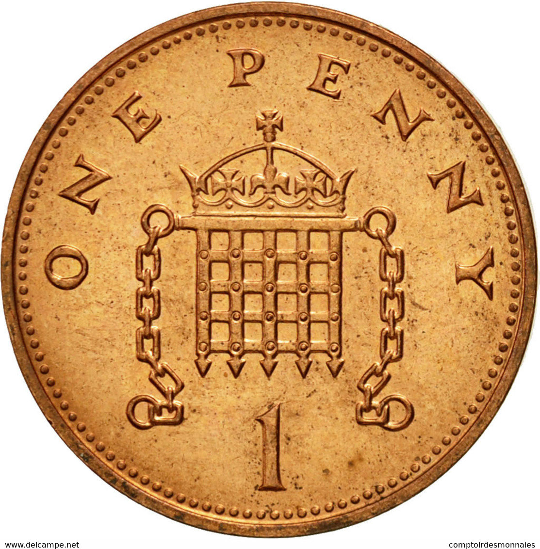 Monnaie, Grande-Bretagne, Elizabeth II, Penny, 1994, TB, Copper Plated Steel - 1 Penny & 1 New Penny