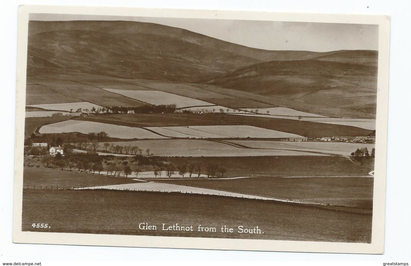 Scotland  Postcard Glen Lethnot Rpj.b.white Dundee Unused - Angus