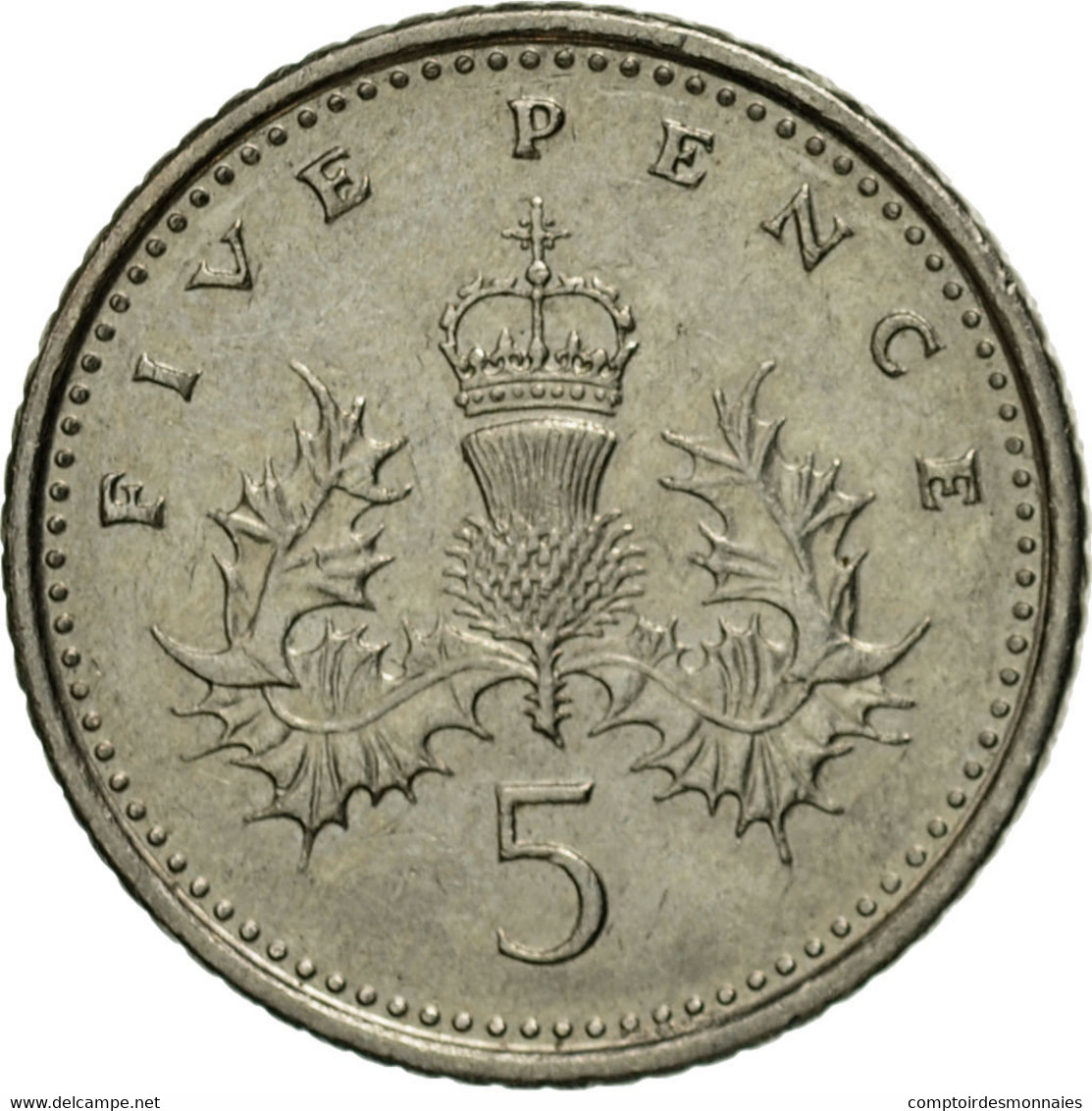 Monnaie, Grande-Bretagne, Elizabeth II, 5 Pence, 1995, TTB, Copper-nickel - 5 Pence & 5 New Pence