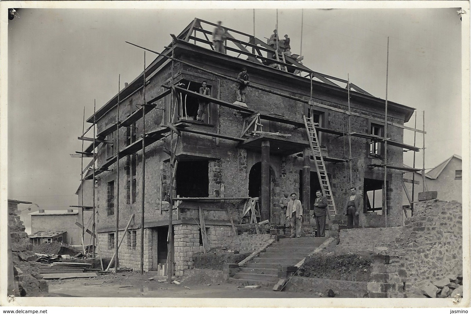 La Tessoualle Phot. Construction Maison 12 /07/1948 - Autres & Non Classés