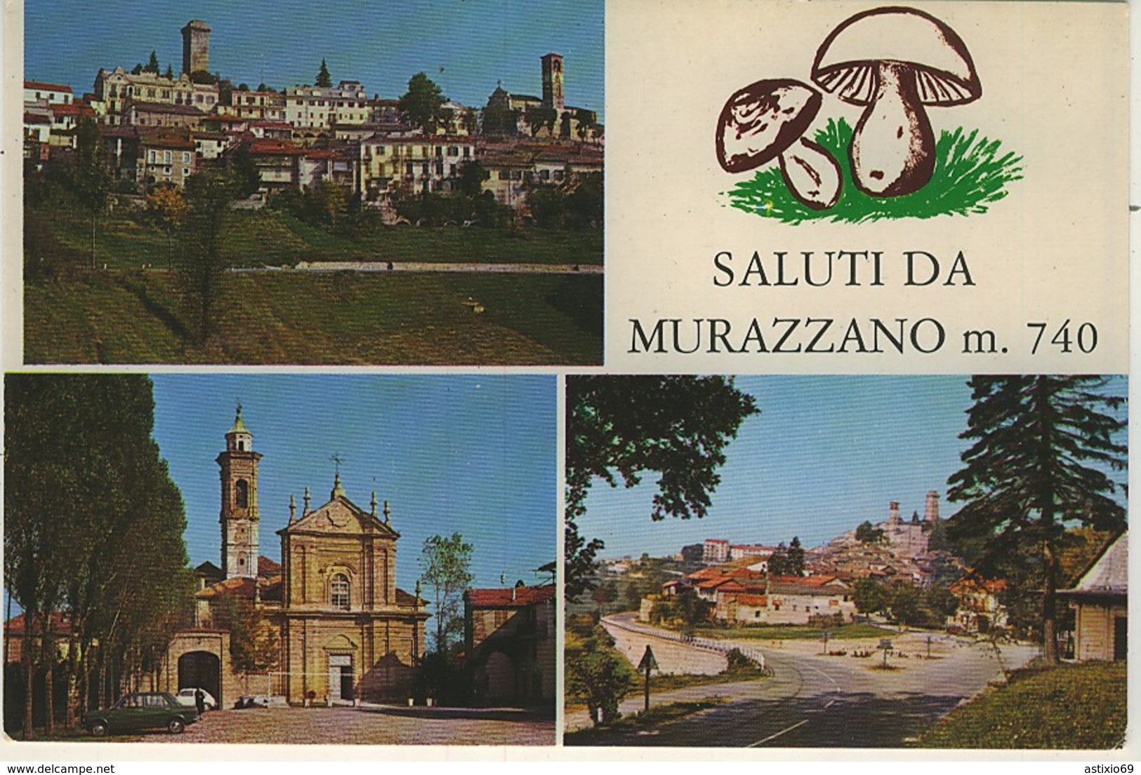 CUNEO SALUTI DA MURAZZANO FUNGHI PORCINI - Cuneo