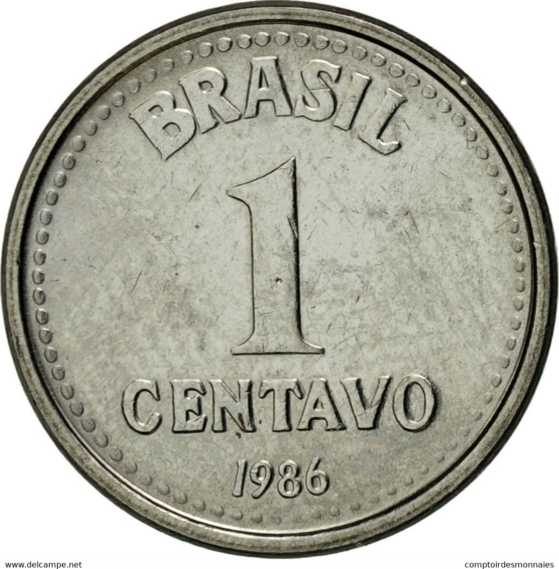 Monnaie, Brésil, Centavo, 1986, SUP, Stainless Steel, KM:600 - Brésil