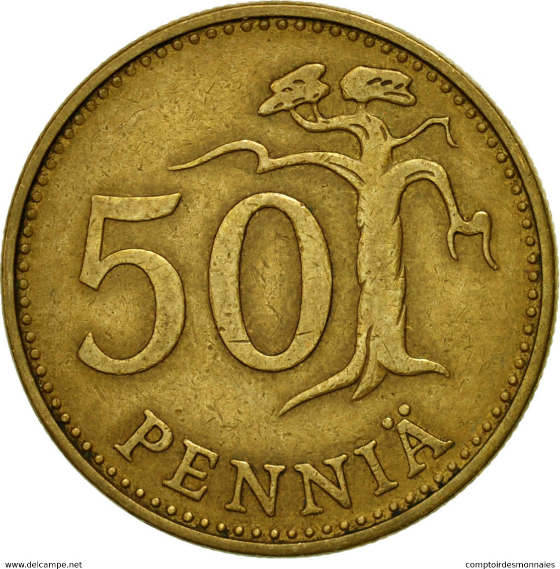 Monnaie, Finlande, 50 Penniä, 1963, TTB, Aluminum-Bronze, KM:48 - Finlande