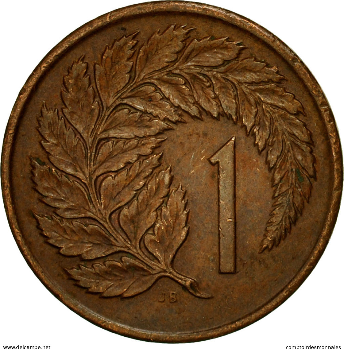 Monnaie, Nouvelle-Zélande, Elizabeth II, Cent, 1975, TTB, Bronze, KM:31.1 - New Zealand