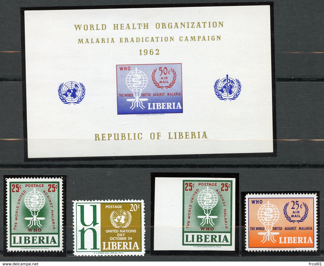 Liberia, Yvert 380&381, 380a, PA133&BF24, Scott 402&403, 402 Imperforated, C140&C139, MNH - Liberia