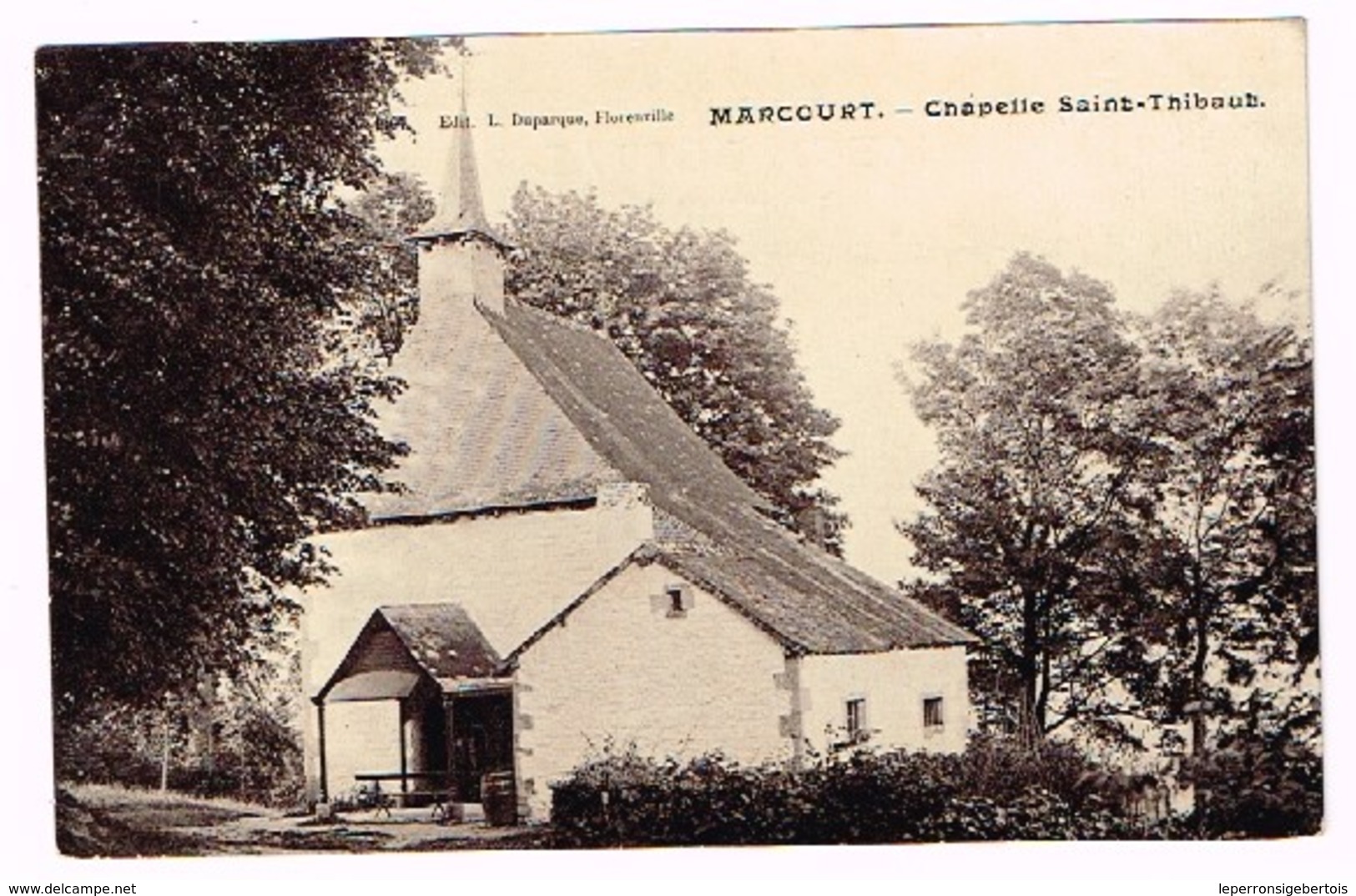 CPA - Rendeux - Marcourt - Chapelle Saint-Thibaut - Rendeux