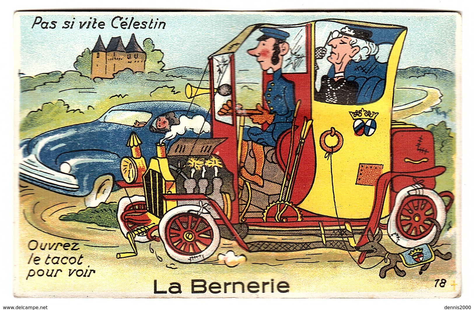 LA BERNERIE (44) - La Bernerie-en-Retz - CARTE À SYSTÈME - Ouvrez Le Tacot Pour Voir... - 10 Vues - AUTOMOBILE -Ed. GABY - La Bernerie-en-Retz