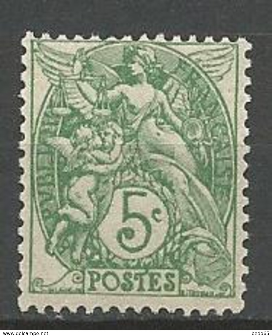 TYPE BLANC N° 111i Recto-verso NEUF* Trace De CHARNIERE / MH - 1900-29 Blanc