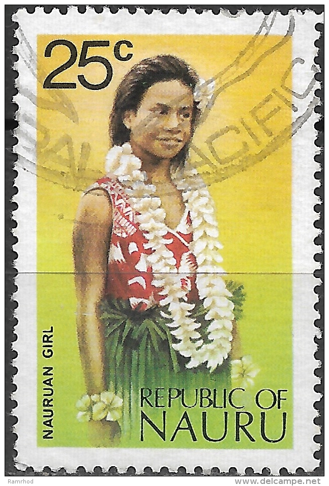 NAURU 1973 Nauruan Girl -  25c Multicoloured FU - Nauru