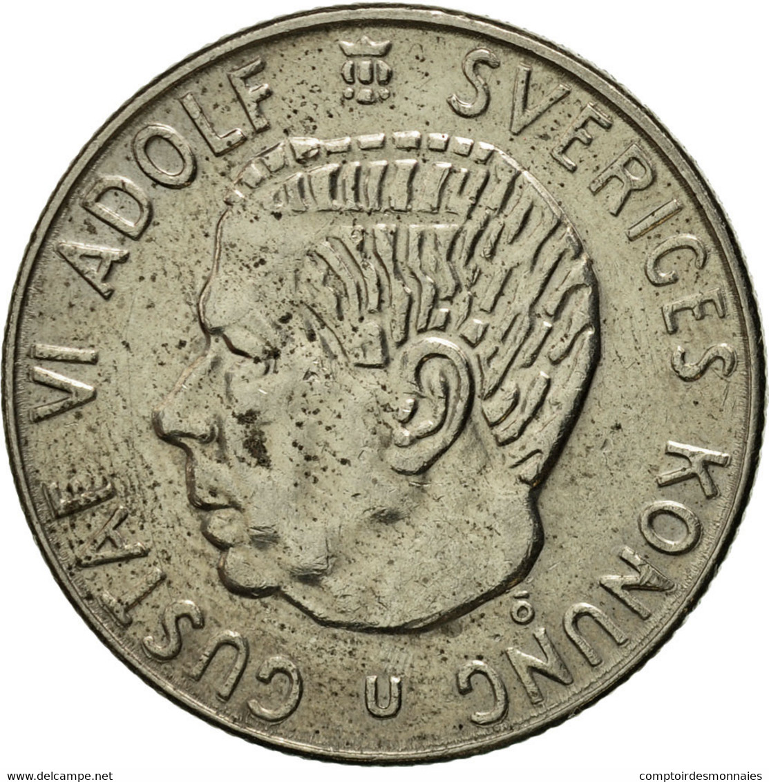 Monnaie, Suède, Gustaf VI, Krona, 1973, SUP, Copper-Nickel Clad Copper, KM:826a - Suède