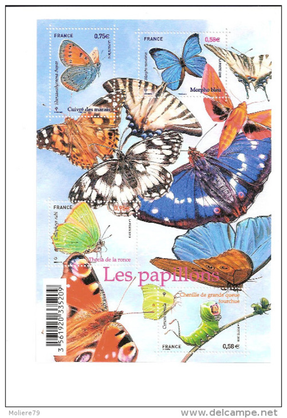 Bloc Feuillet Les Papillons, N° 4498 - Mint/Hinged