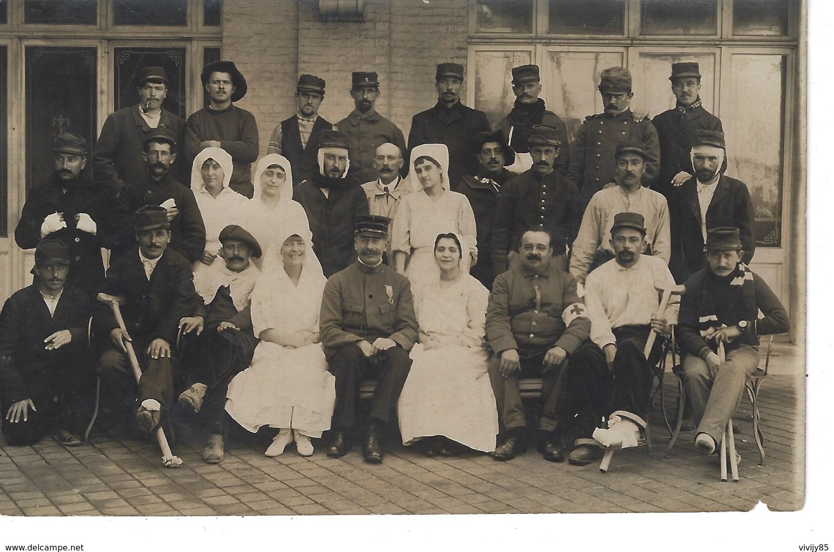 14 - TROUVILLE SUR MER - Belle Carte Photo De L'Hôpital Militaire N° 30 ( Blessés De Guerre ) - Trouville