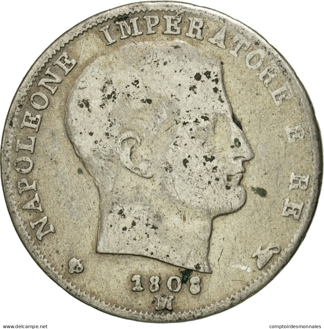 Monnaie, États Italiens, KINGDOM OF NAPOLEON, Napoleon I, Lira, Milan, TB - Lehnsgeld