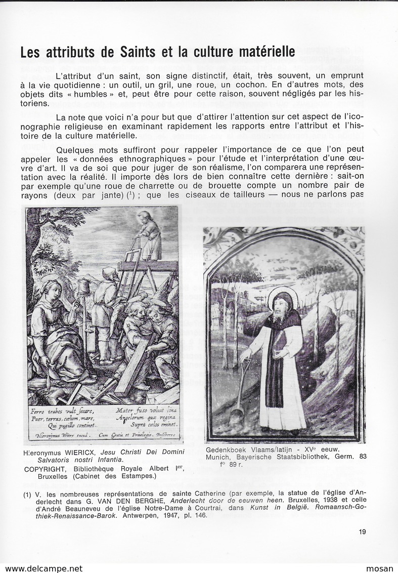 Saints Populaires Dans Le Diocèse De Tournai. Exposition En 1975 -Attributs - Dévotion - Médaille - Statue.... - Belgique