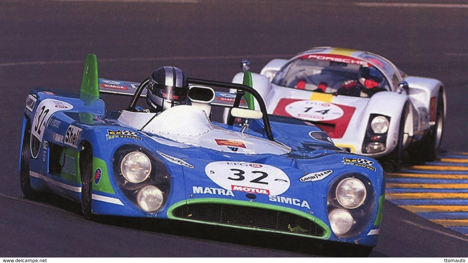 Matra-Simca MS670  -  Porsche 908  -  15x10 PHOTO - Le Mans