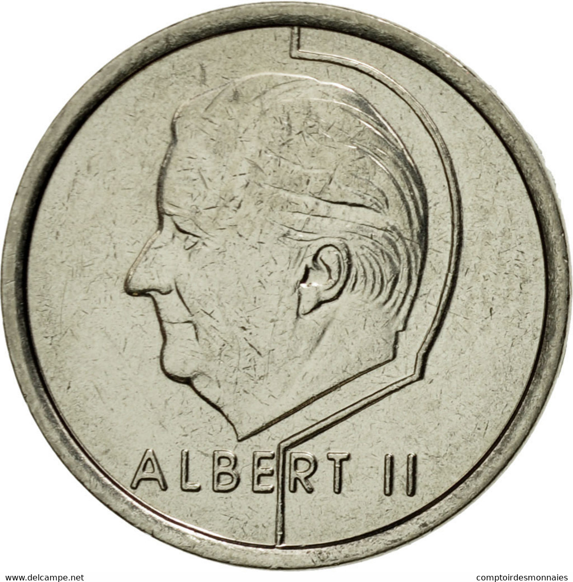 Monnaie, Belgique, Albert II, Franc, 1998, Bruxelles, SUP, Nickel Plated Iron - 1 Franc