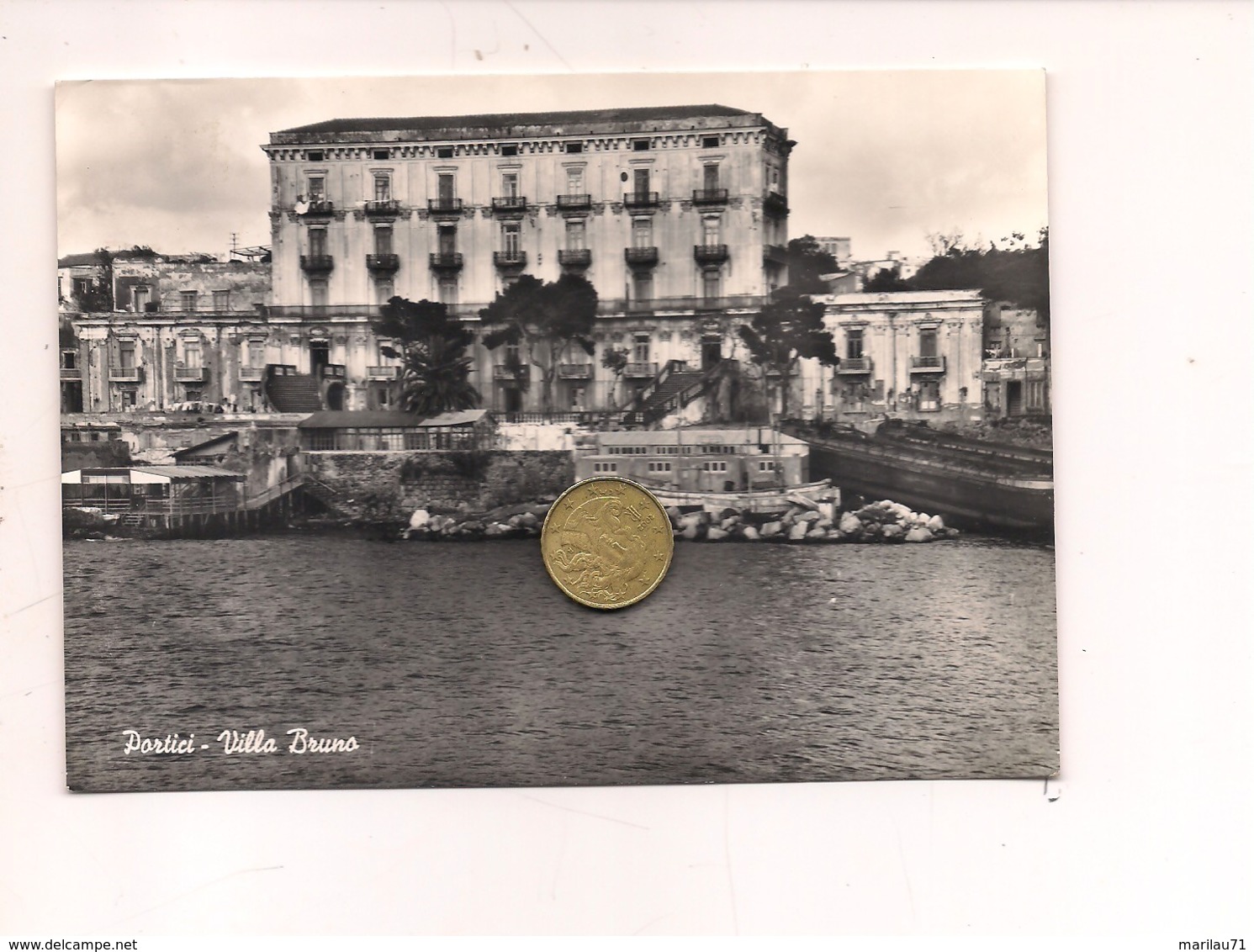 M7246 CAMPANIA Portici Napoli Villa Bruno 1961 Viaggiata - Portici