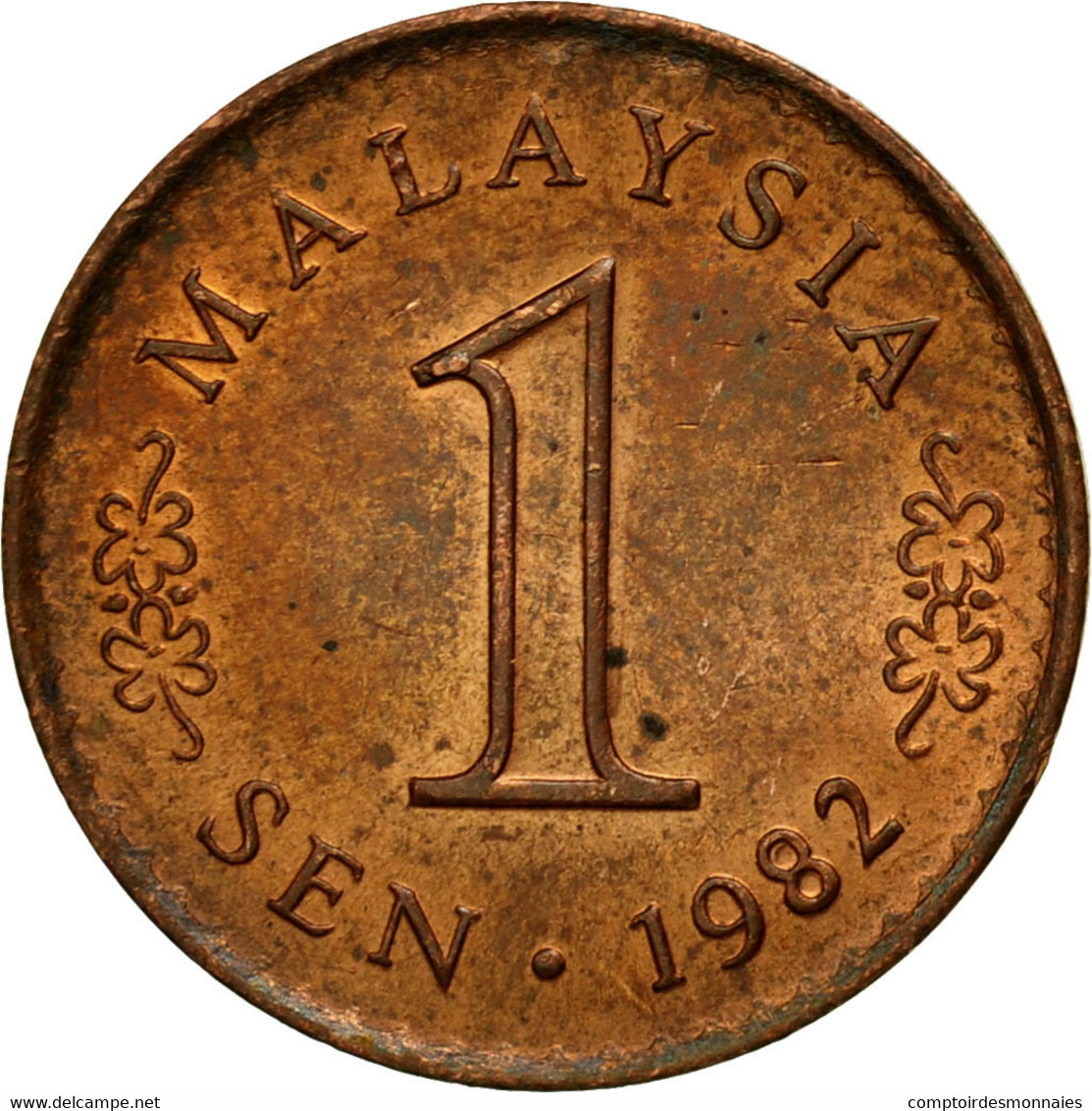 Monnaie, Malaysie, Sen, 1982, TB, Copper Clad Steel, KM:1a - Malaysie