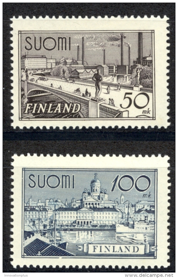 Finland Sc# 239-240 MH 1942 Scenes - Unused Stamps