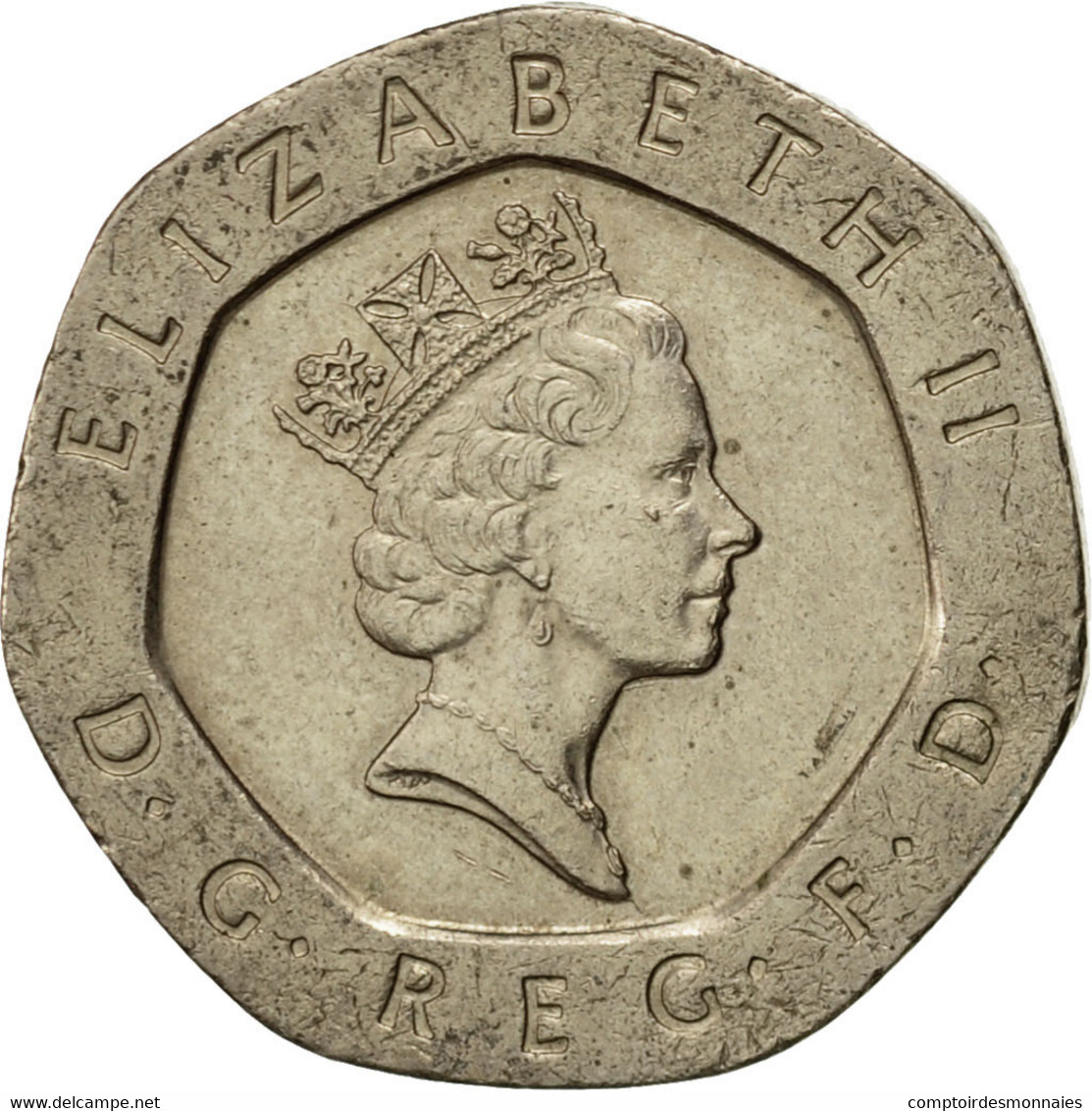 Monnaie, Grande-Bretagne, Elizabeth II, 20 Pence, 1996, TTB, Copper-nickel - 20 Pence