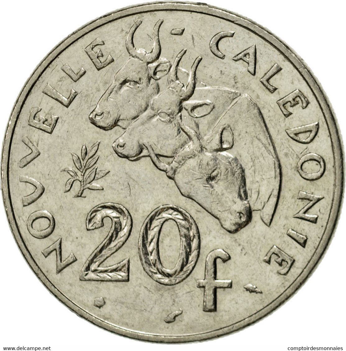 Monnaie, Nouvelle-Calédonie, 20 Francs, 1990, Paris, TTB, Nickel, KM:12 - Neu-Kaledonien