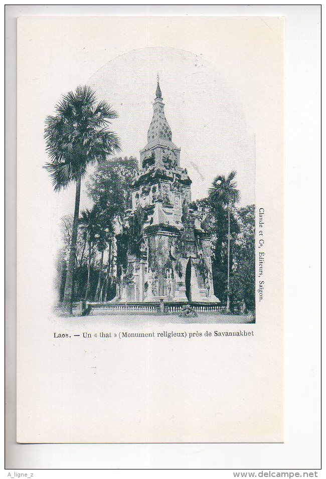 REF 308  :  CPA LAOS Savannakhet Un That (précurseur) - Laos