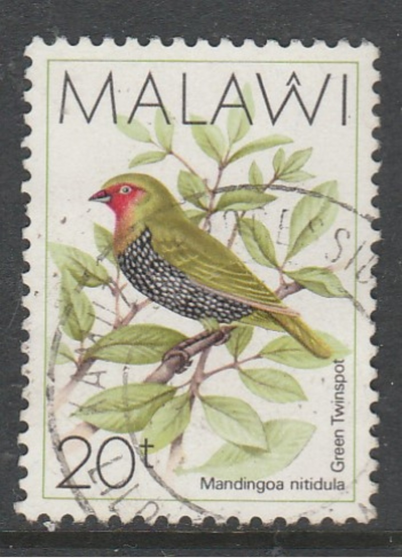 Malawi 1988 Birds 20t Multicoloured SW 508 O Used - Malawi (1964-...)