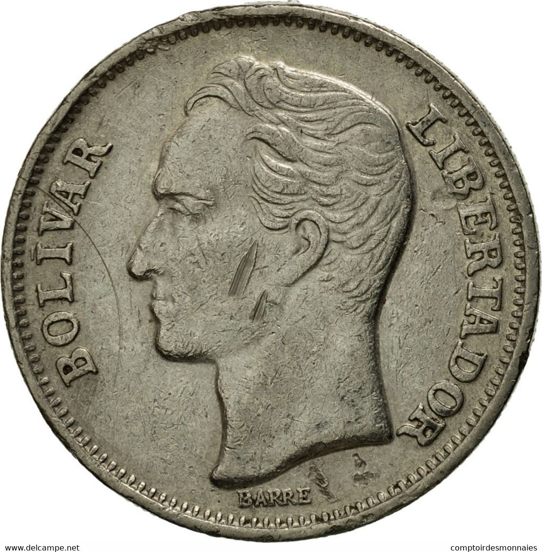 Monnaie, Venezuela, Bolivar, 1977, TB, Nickel, KM:52 - Venezuela