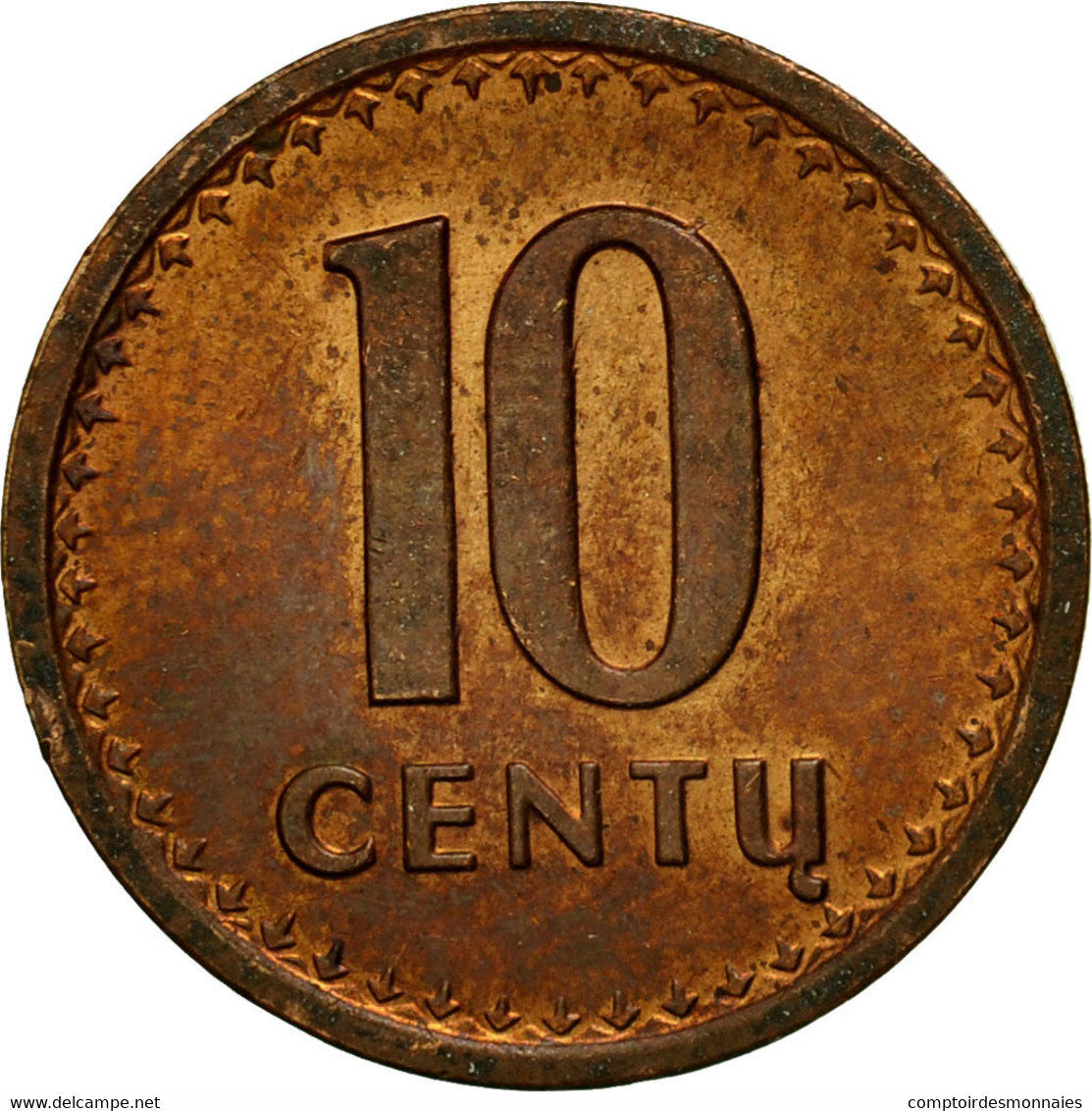 Monnaie, Lithuania, 10 Centu, 1991, TB, Bronze, KM:88 - Lituanie