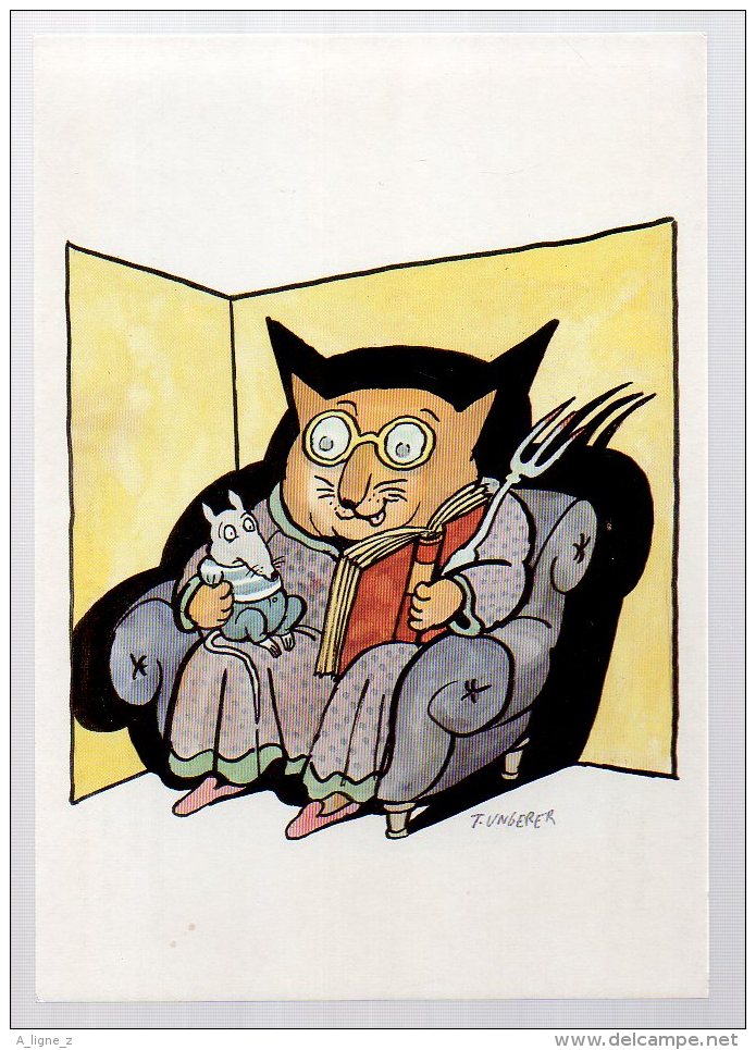 REF 335  :  CPM Tomi UNGERER Chat 1994 - Contemporain (à Partir De 1950)