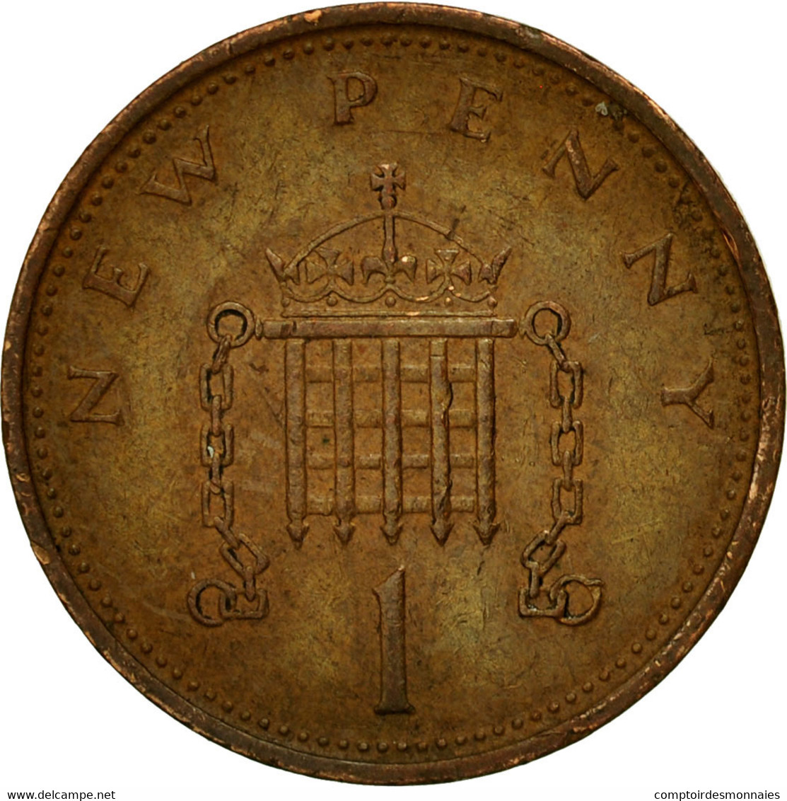 Monnaie, Grande-Bretagne, Elizabeth II, New Penny, 1976, TB, Bronze, KM:915 - 1 Penny & 1 New Penny