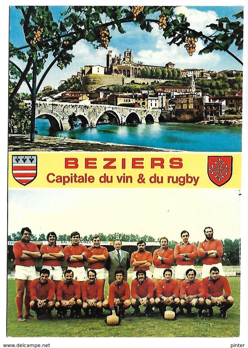 RUGBY - BEZIERS - Capitale Du Vin & Du Rugby - Rugby