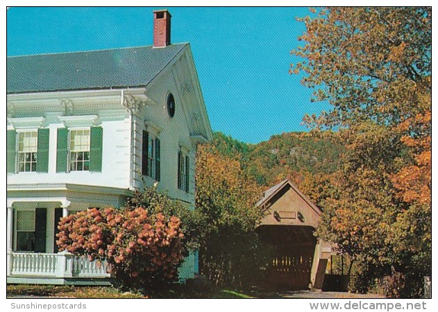 Vermont Woodstock Middle Bridge Covered Bridge - Other & Unclassified