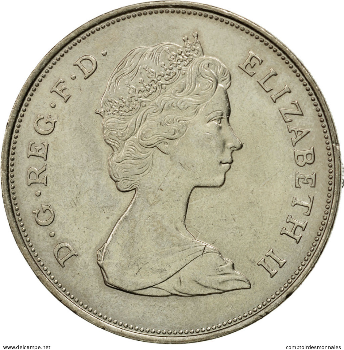 Monnaie, Grande-Bretagne, Elizabeth II, 25 New Pence, 1981, TTB, Copper-nickel - 25 New Pence