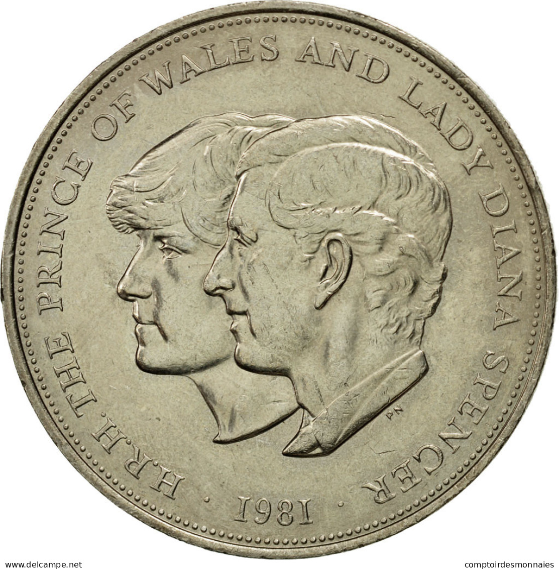 Monnaie, Grande-Bretagne, Elizabeth II, 25 New Pence, 1981, TTB, Copper-nickel - 25 New Pence