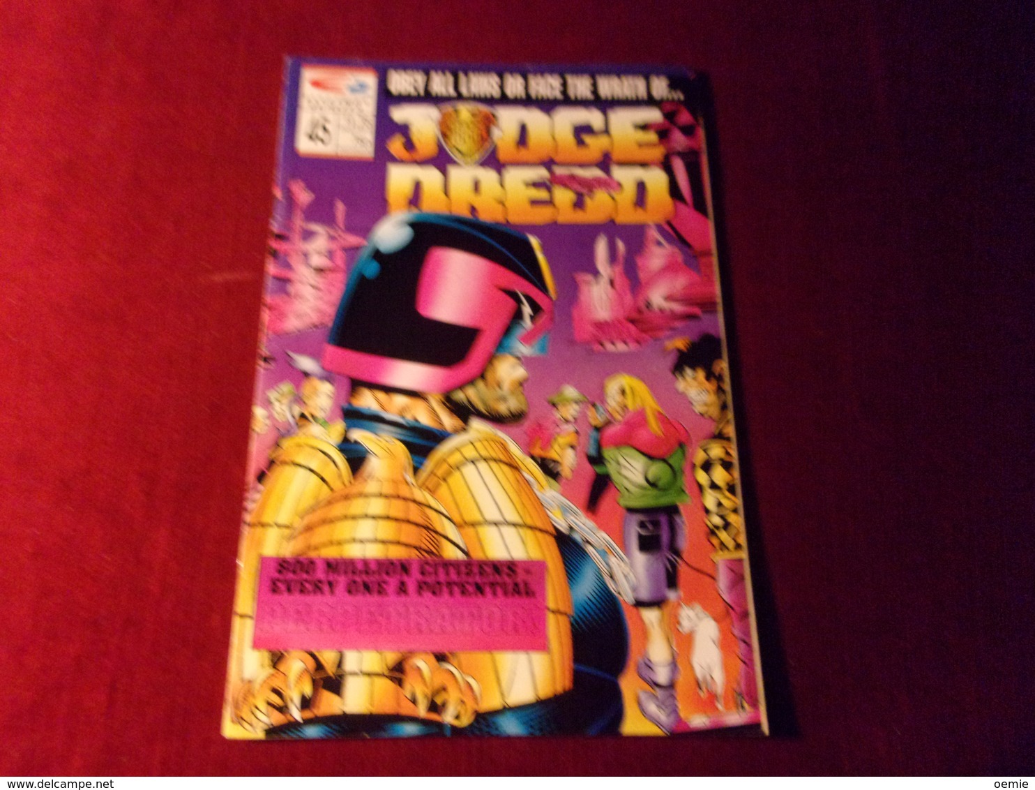 JUDGE  DREDD °  No 45 - Andere Verleger