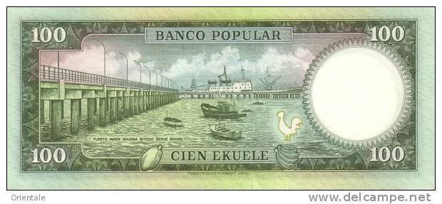 EQUATORIAL GUINEA P. 11 100 E 1975 UNC - Guinea Equatoriale