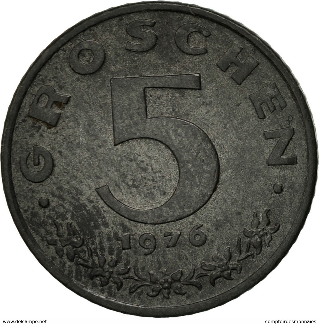 Monnaie, Autriche, 5 Groschen, 1976, TB, Zinc, KM:2875 - Autriche