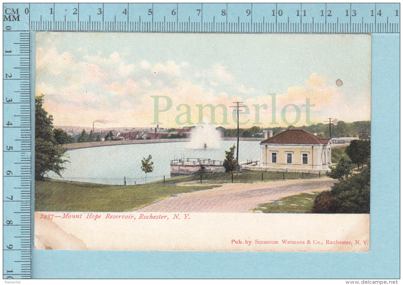 CPA Rochester  N.Y.  -  Mount Hope Reservoir - Undevided   Postcard Carte Postale - Rochester