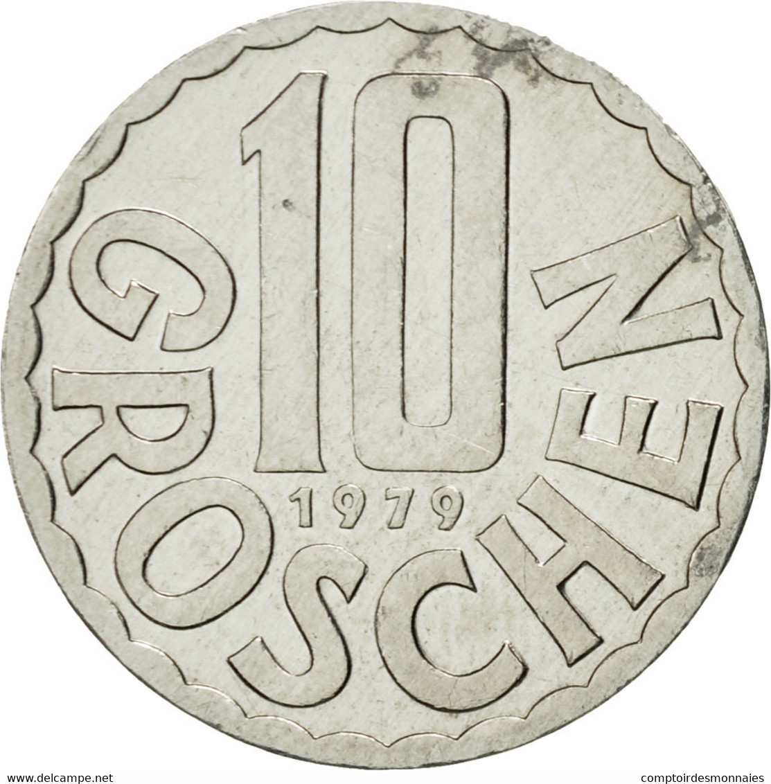 Monnaie, Autriche, 10 Groschen, 1979, Vienna, TTB, Aluminium, KM:2878 - Autriche