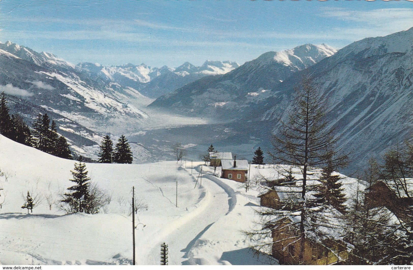 SUISSE,HELVETIA,SWISS,SWITZERLAND,SCHWEIZ,SVIZZERA ,VALAIS,CRANS MONTANA,CARTE PHOTO COULEUR HUGENTOBLER - Crans-Montana