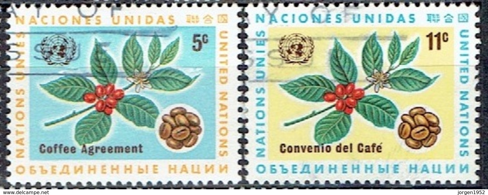 UNITED NATIONS # NEW YORK FROM 1966 STAMPWORLD 168-69 - Usados