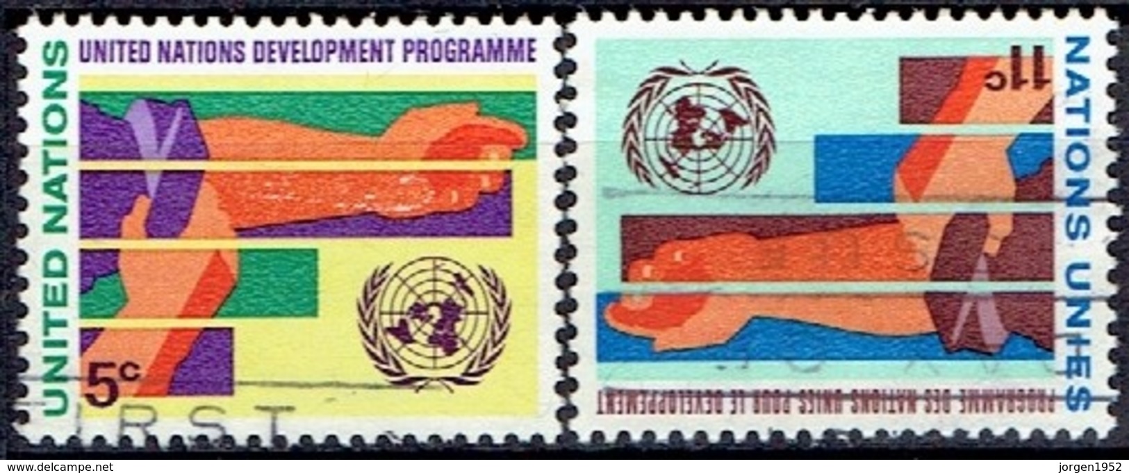 UNITED NATIONS # NEW YORK FROM 1967 STAMPWORLD 174-75 - Gebruikt