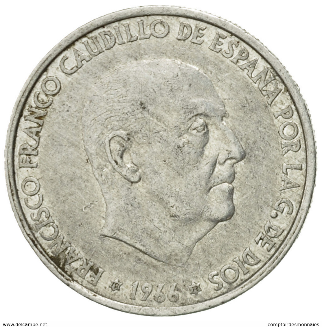 Monnaie, Espagne, Francisco Franco, Caudillo, 50 Centimos, 1973, TTB, Aluminium - 50 Centiem