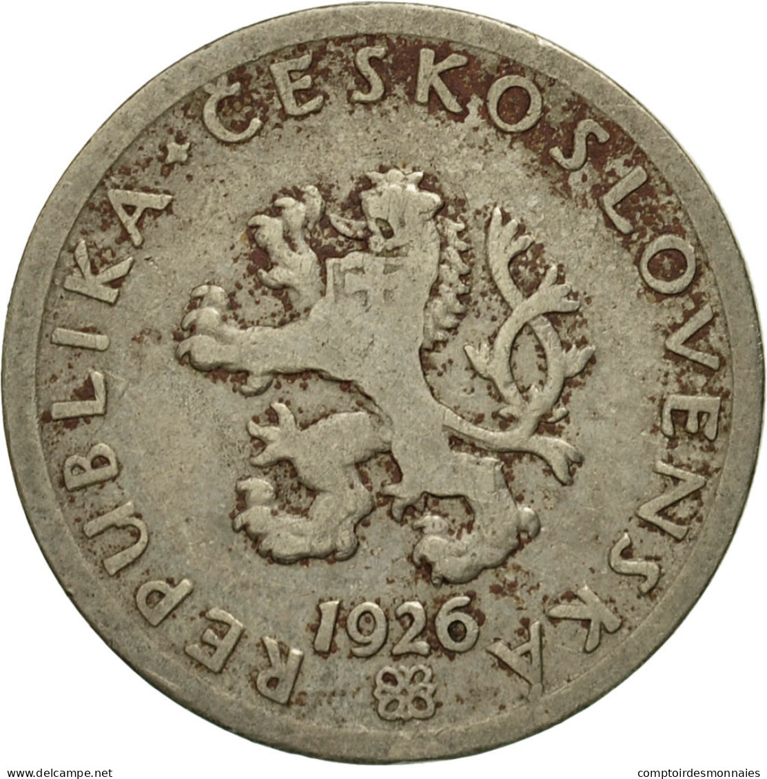 Monnaie, Tchécoslovaquie, 20 Haleru, 1926, TB, Copper-nickel, KM:1 - Czechoslovakia