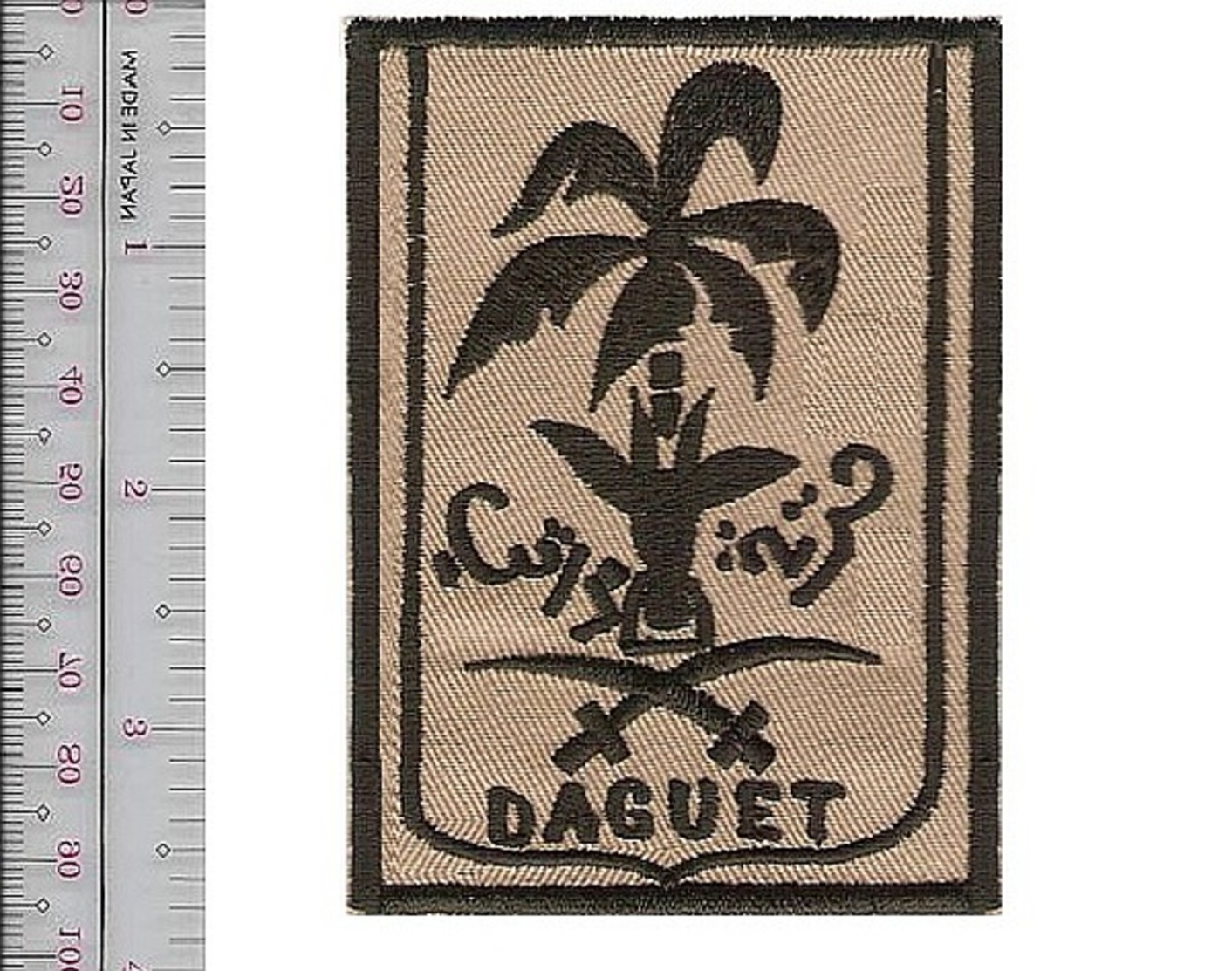 France Army Air Force & Navy Iraq French Forces Operation Daguet Desert Storm War Iraq 3.75 X 2.75 - Blazoenen (textiel)