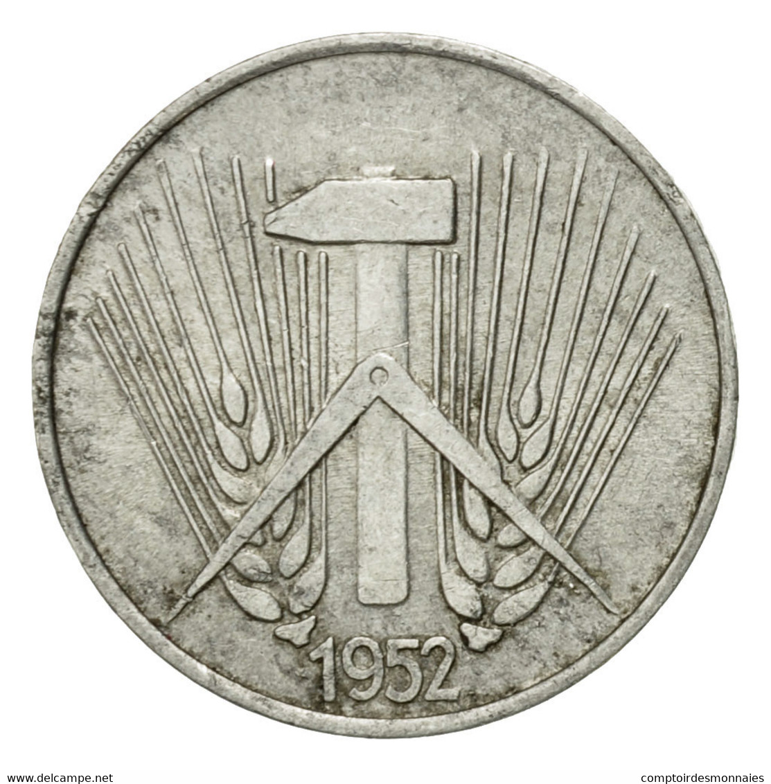 Monnaie, GERMAN-DEMOCRATIC REPUBLIC, Pfennig, 1952, Berlin, TB, Aluminium, KM:5 - 1 Pfennig